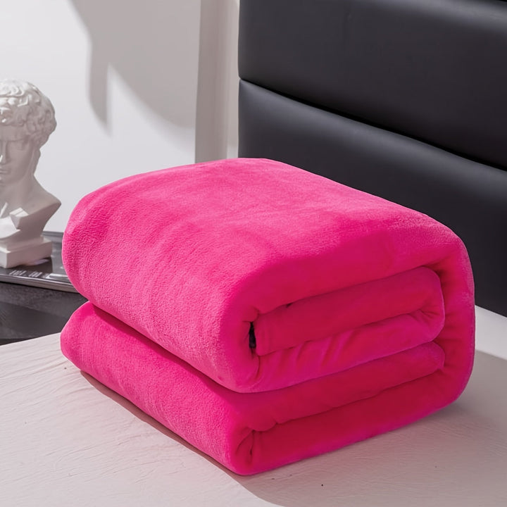 Koslund™ Mykt flanellpledd i polyester som varmer hele året