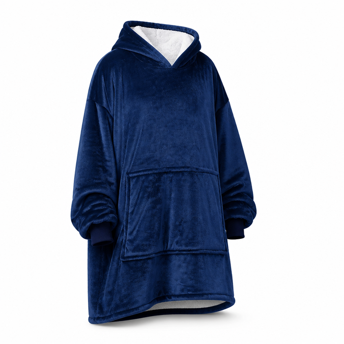 Koslund™ Oversized teppegenser i plysjfleece, én størrelse passer alle