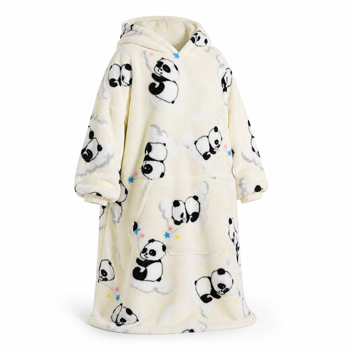 Koslund™ Oversized ultramyk teppegenser i sherpa, tåler maskinvask