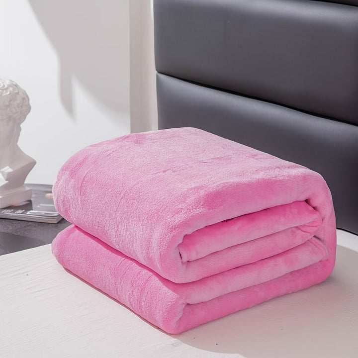 Koslund™ Mykt flanellpledd i polyester som varmer hele året