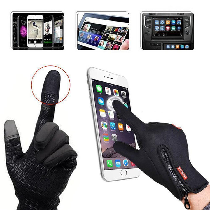 Koslund™ Varme vanntette hansker med touch på tre fingre