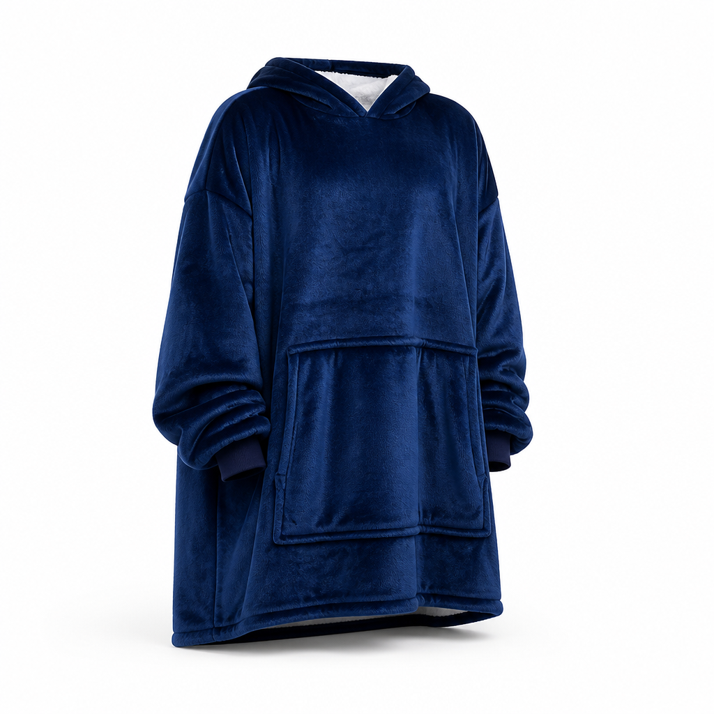 Koslund™ Oversized teppegenser i plysjfleece, én størrelse passer alle