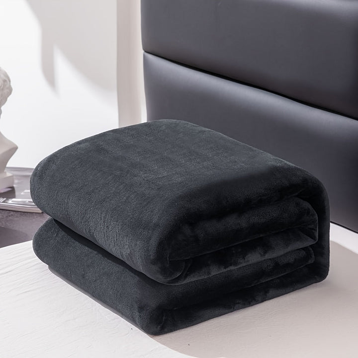 Koslund™ Mykt flanellpledd i polyester som varmer hele året