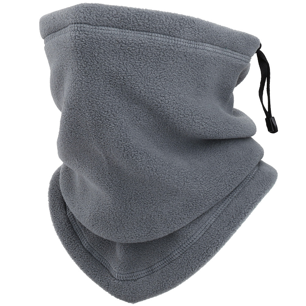 Nakkevarmer i fleece med halvmaske, vindtett, unisex