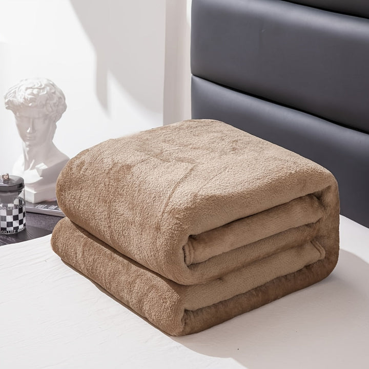 Koslund™ Mykt flanellpledd i polyester som varmer hele året