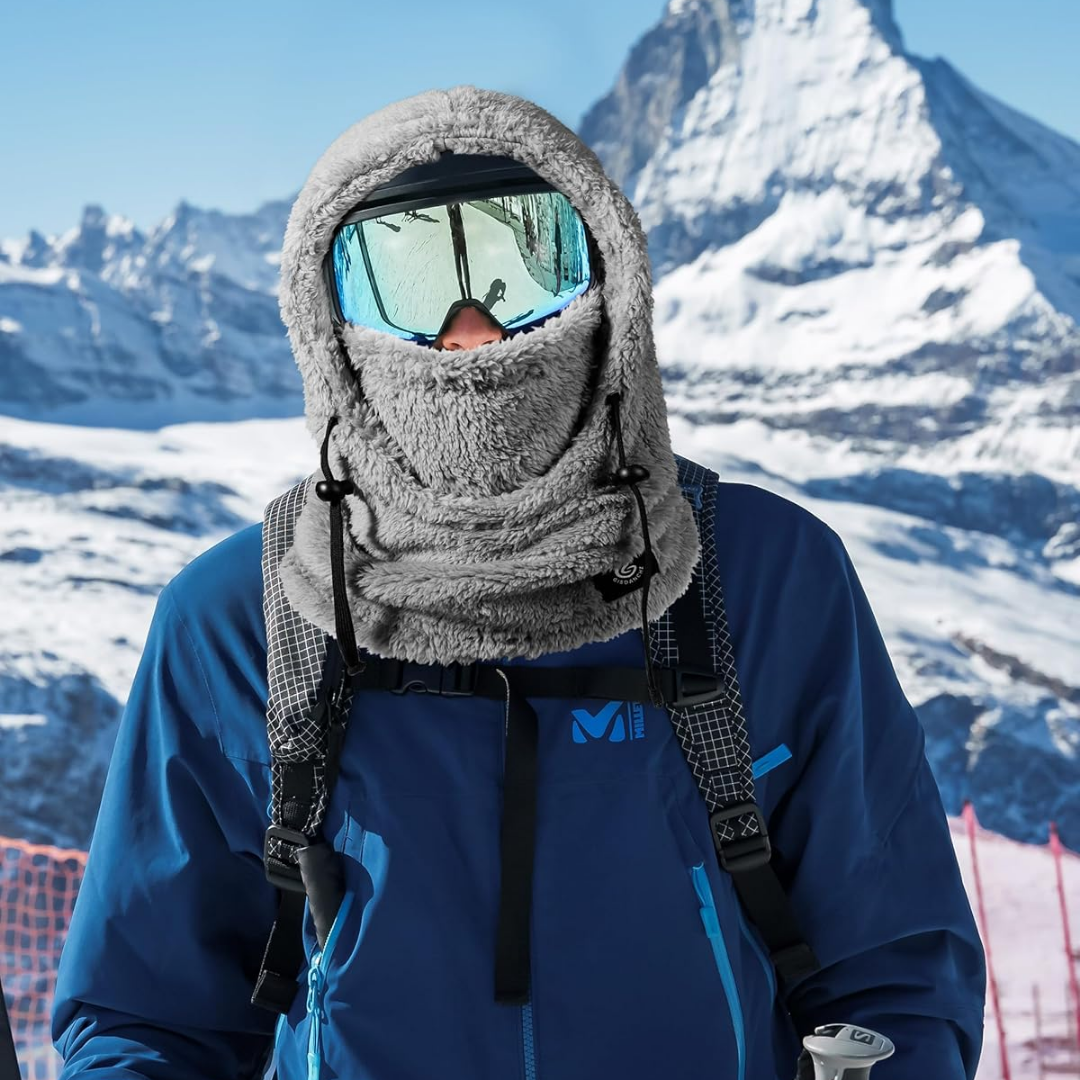Koslund™ Balaklava i fleece – halsvarmer, halvmaske eller heldekkende