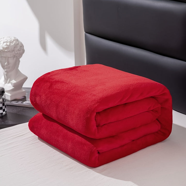 Koslund™ Mykt flanellpledd i polyester som varmer hele året