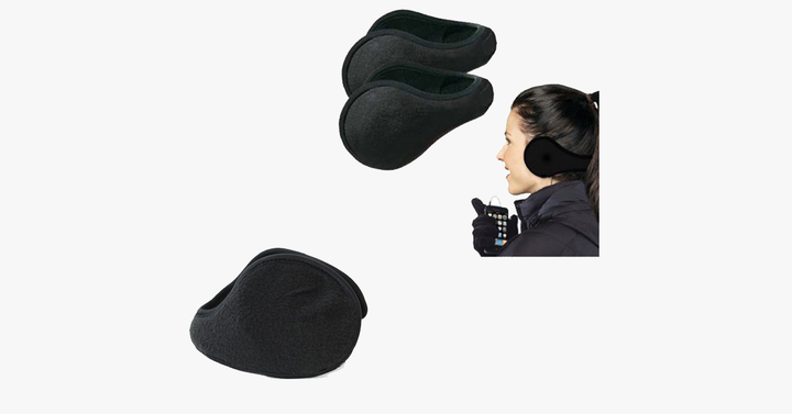 Koslund™ Øreklokker i myk fleece – varme ørevarmere til vinteren