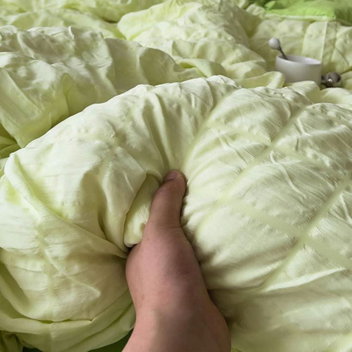 Koslund™ Lett pledd med krøllete struktur til senga hele året