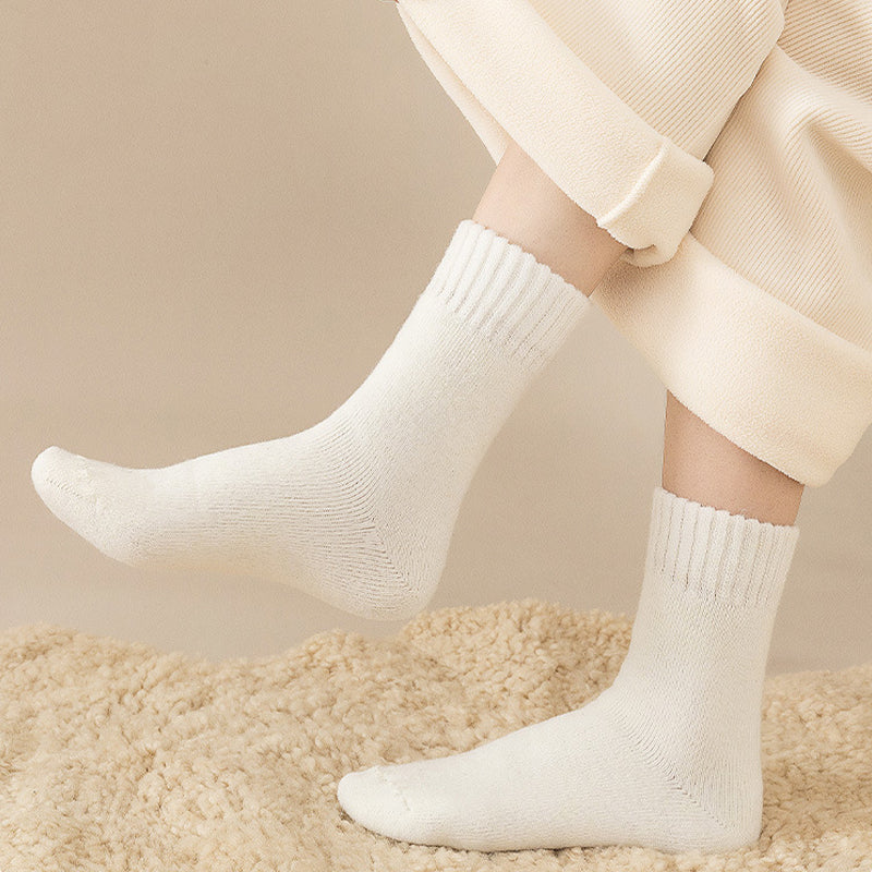 Fôrede varmesokker unisex med mykt fleecefôr, 3 par