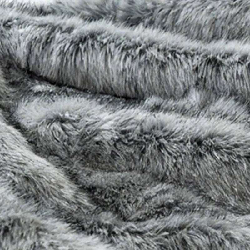 Koslund™ Fluffy pledd i kunstpels med forsterkede kanter