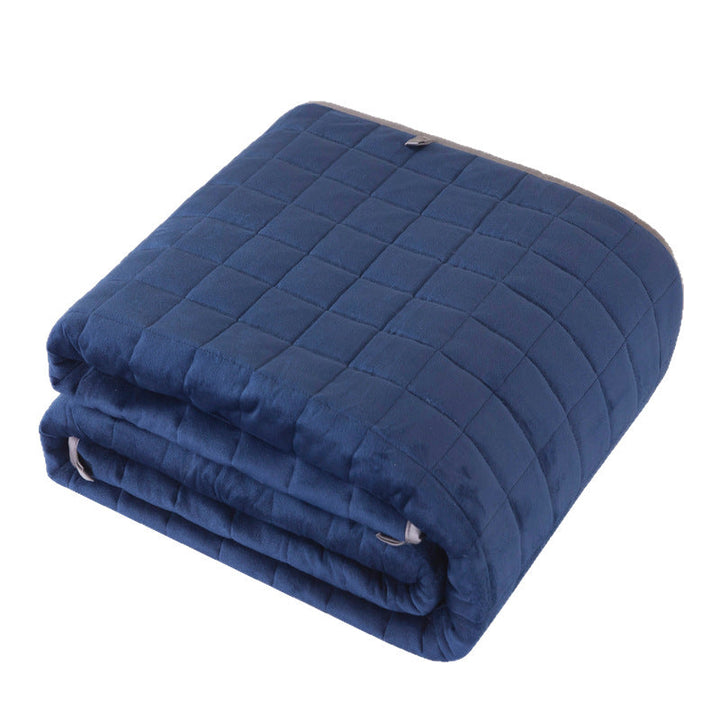 Koslund™ Vendbart quiltet vinterpledd med to lune sider