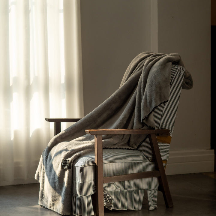 Supermykt plysjpledd til sofaen og sengen