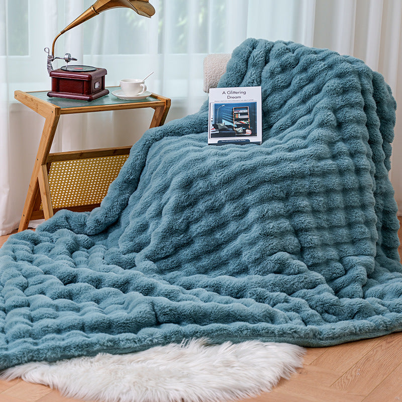 Koslund™ Fløyelsmykt luksuspledd til sofaen og sengen