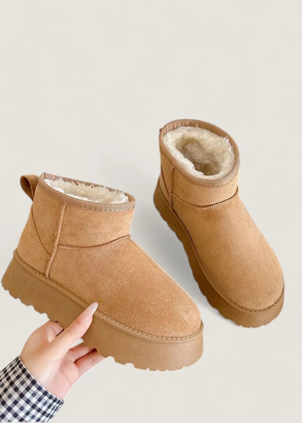 Koslund™ Fôrede vinterstøvletter unisex med sklisikker såle