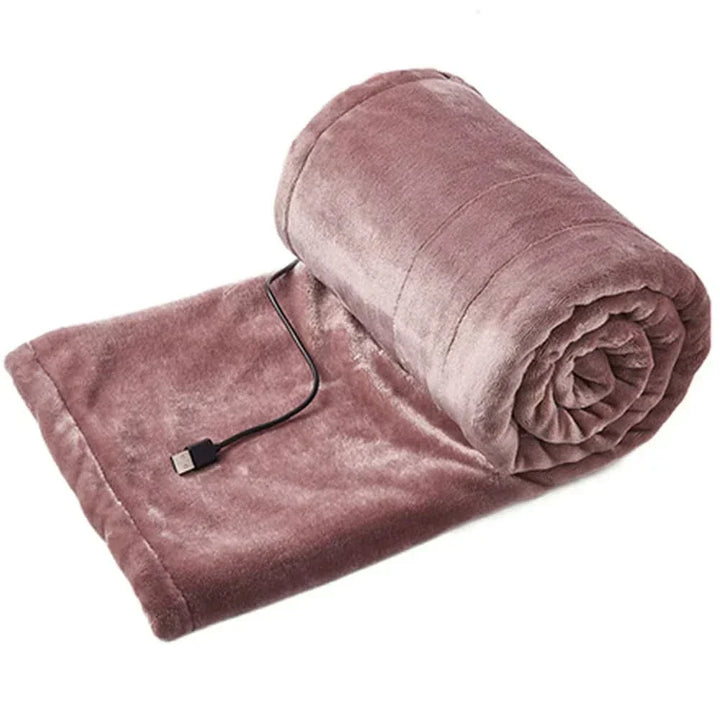 Koslund™ USB-varmeteppe i myk fleece med tre varmenivåer