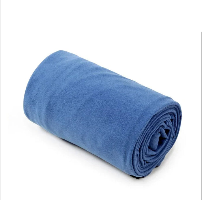 Koslund™ Ultralett sovepose i fleece – også innerpose, med oppbevaringspose
