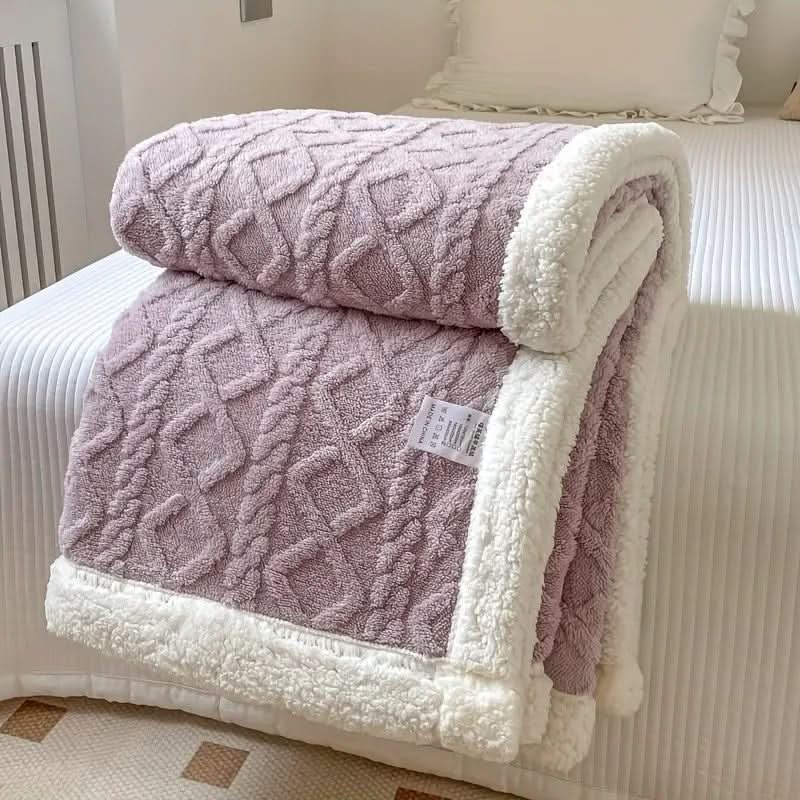 Vendbart sherpapledd i fleece – supermykt og lunt