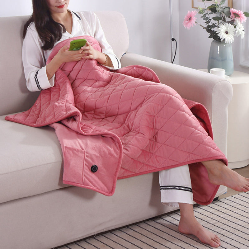 Koslund™ Bærbart USB-varmeteppe med lomme til powerbank
