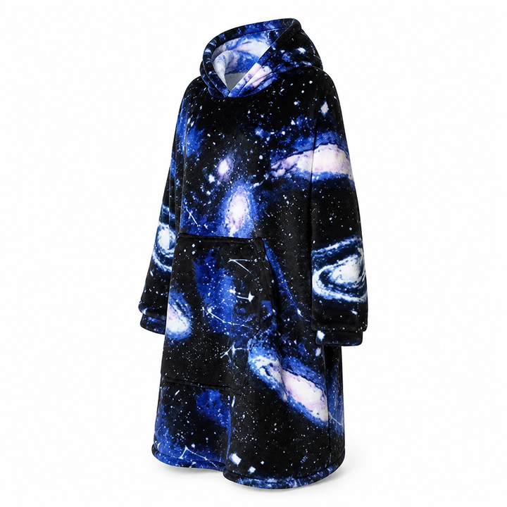 Koslund™ Oversized teppegenser i plysjfleece, én størrelse passer alle