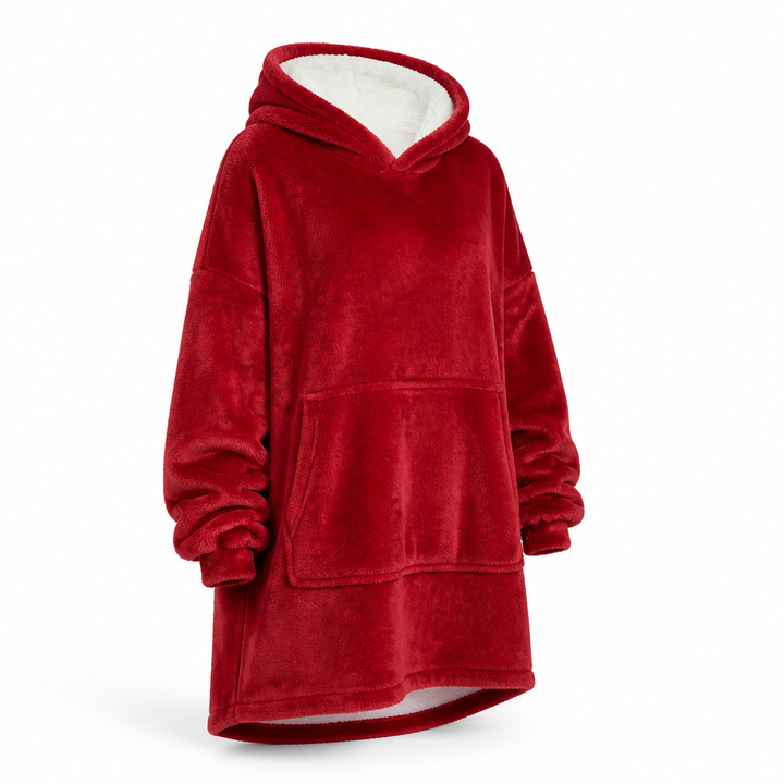 Koslund™ Oversized teppegenser i plysjfleece, én størrelse passer alle
