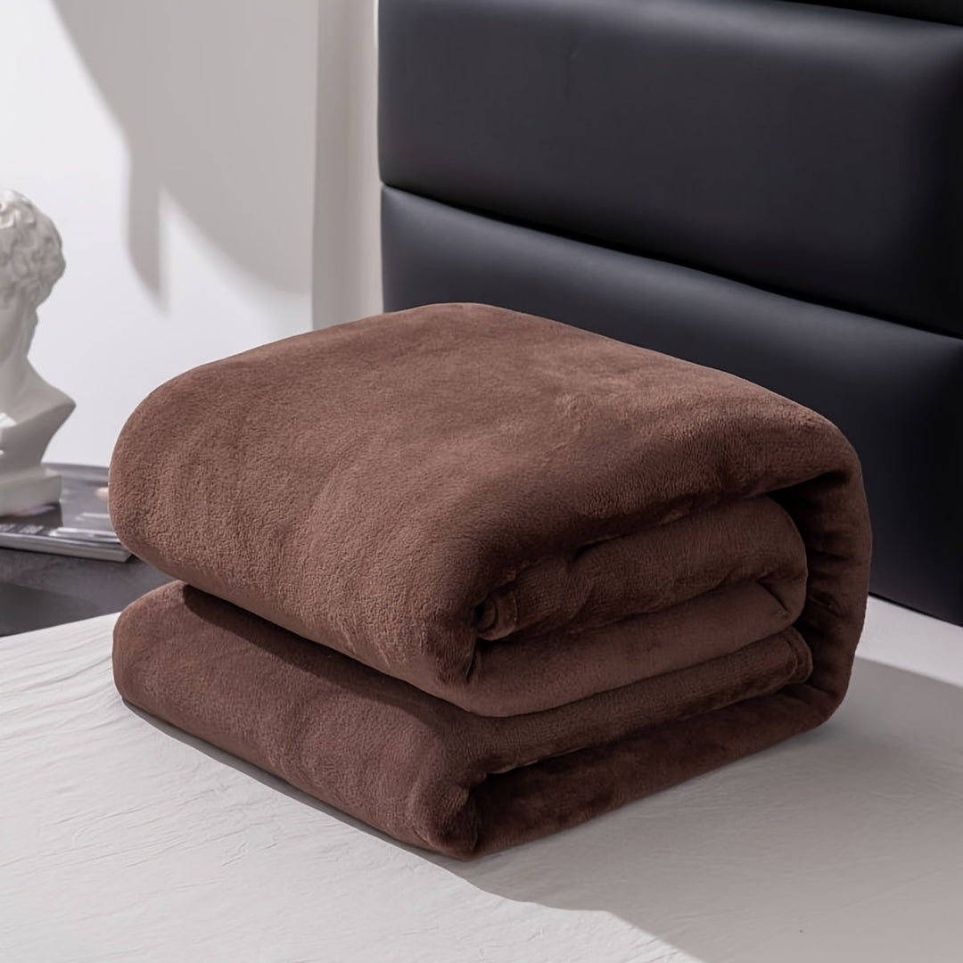 Koslund™ Mykt flanellpledd i polyester som varmer hele året