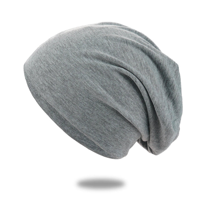 Koslund™ Slouch beanie i pustende strikk med stretch