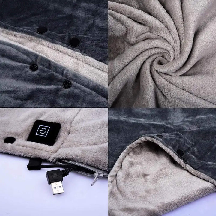 Koslund™ USB-varmesjal med tre varmenivåer til å ha på