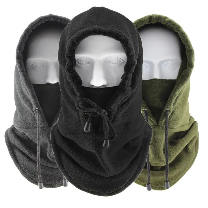 Koslund™ Balaklava i fleece og skihette med justerbar passform