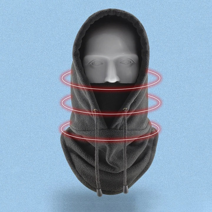 Koslund™ Balaklava i fleece og skihette med justerbar passform