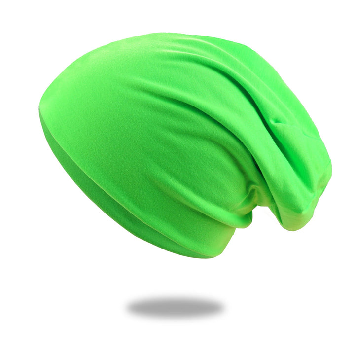 Koslund™ Slouch beanie i pustende strikk med stretch