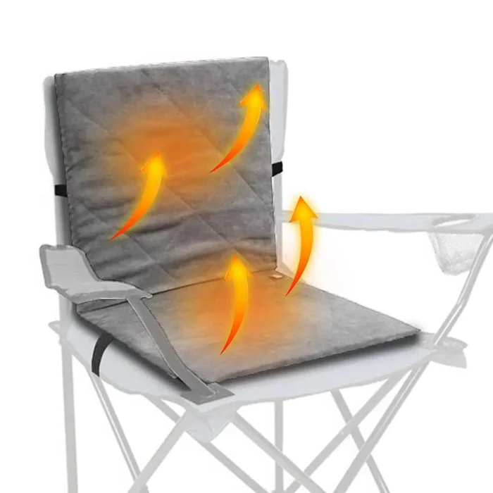Koslund™ Sammenleggbar varmepute for sete med USB og tre nivåer