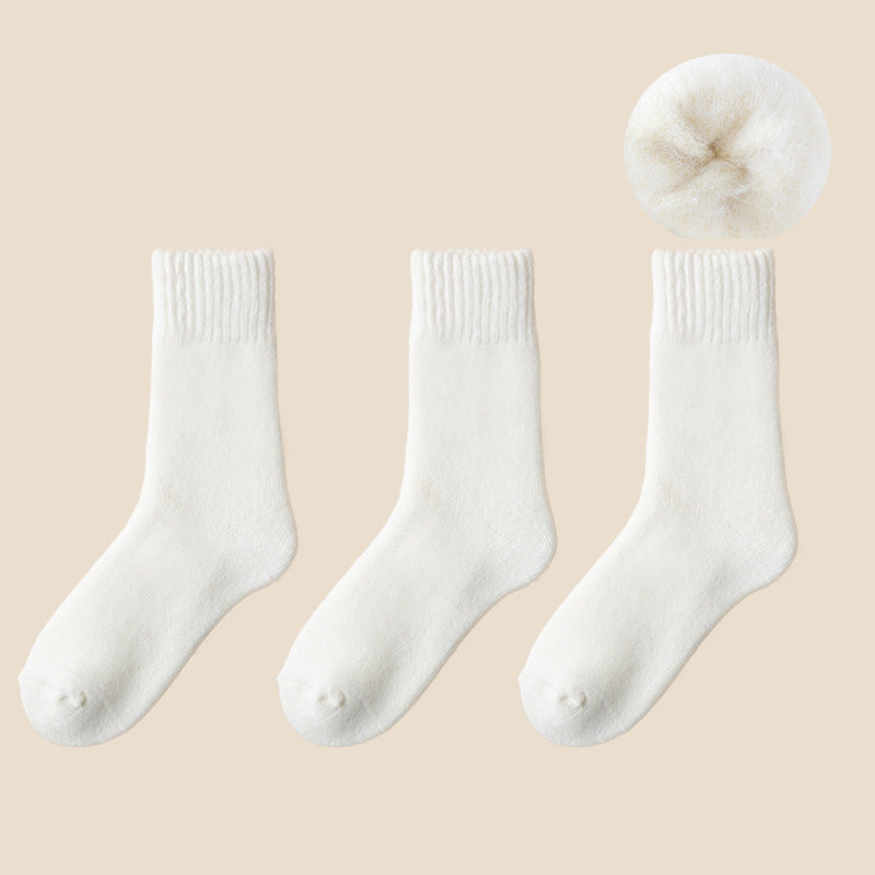 Fôrede varmesokker unisex med mykt fleecefôr, 3 par