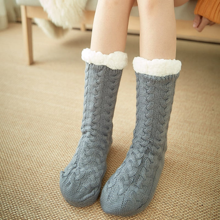 Oversized teppegenser i dobbeltsidig plysjfleece