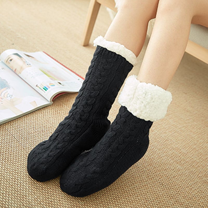 Oversized teppegenser i dobbeltsidig plysjfleece