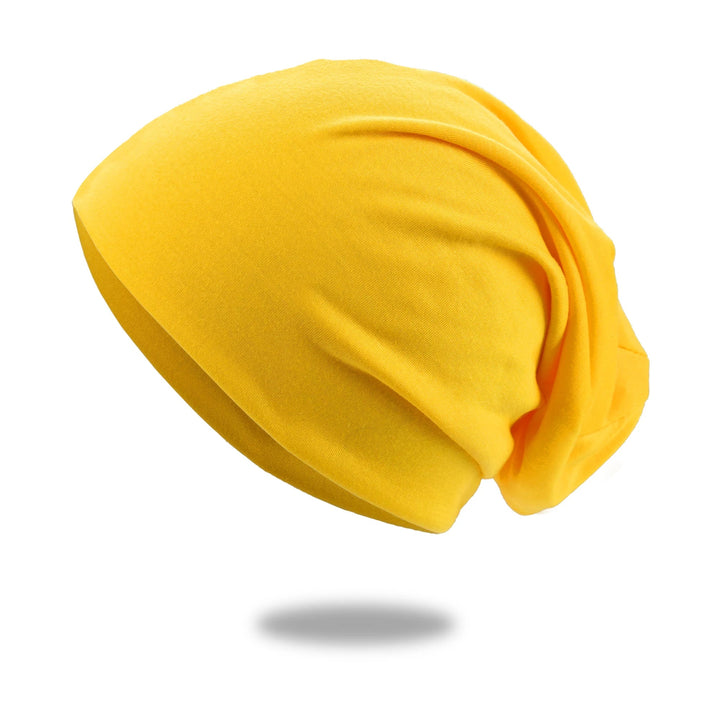 Koslund™ Slouch beanie i pustende strikk med stretch